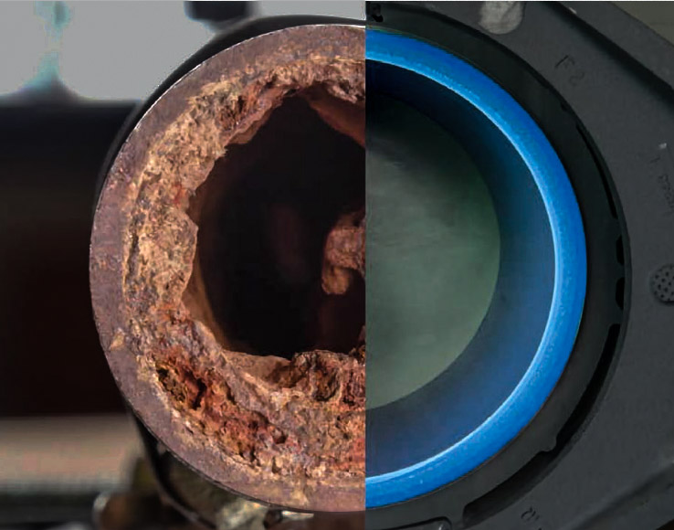 Stålrør vs Aquatherm blue rørsystem